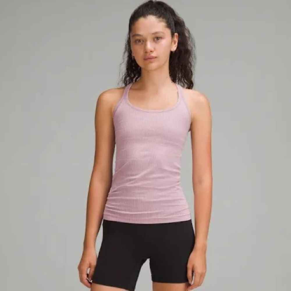 Lululemon Ebb to street tank mauve